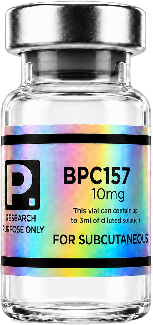 Vial BPC-157 10mg Peptovia Labs — pureté ≥99% HPLC, research use only